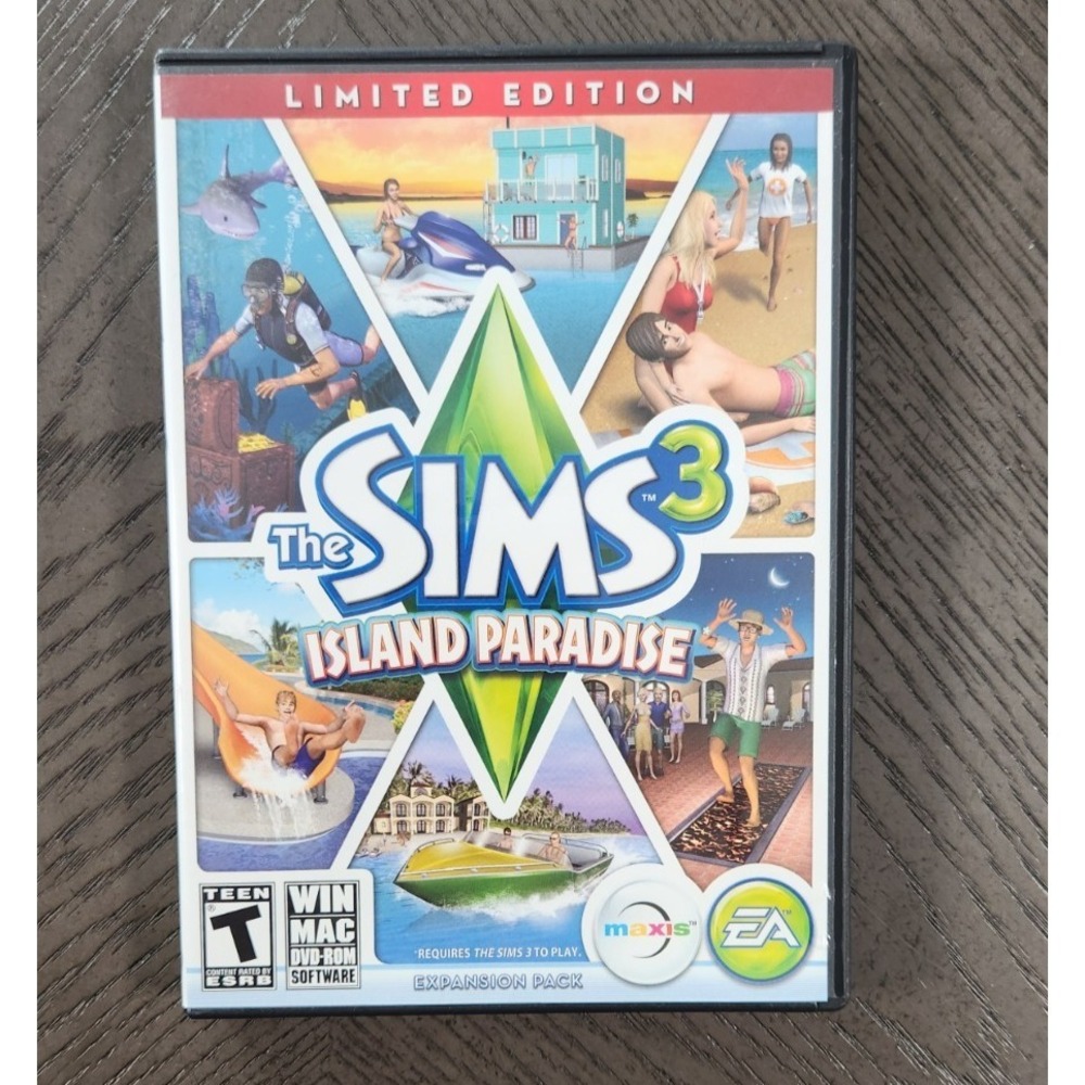The Sims 3 Island‎ Paradise PC Game Disc Expansion Pack